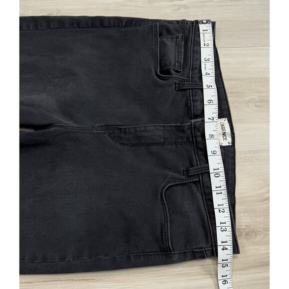 L’Agence Margot Skinny Jeans Dark Graphite Black Grey Stretch $270 Size 30 x26L - Picture 12 of 16